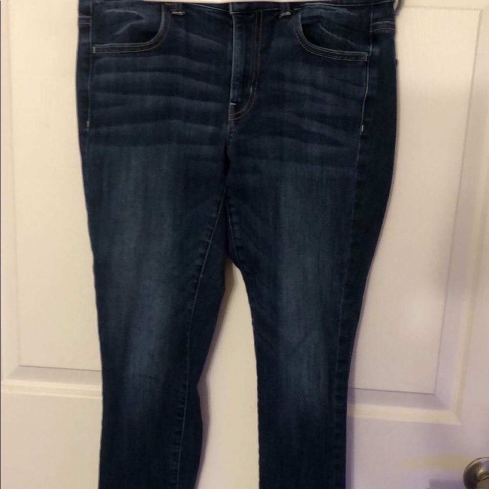 Dark wash denim jegging